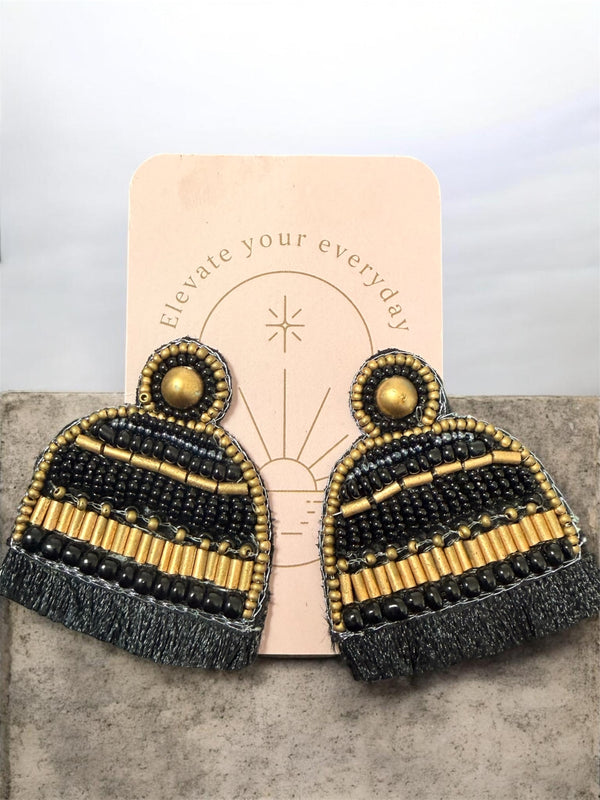 Pendientes Noir Soleil