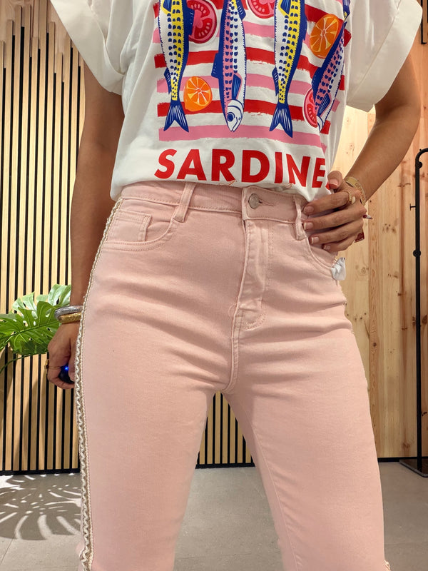 Jeans Rose Pasamaneria