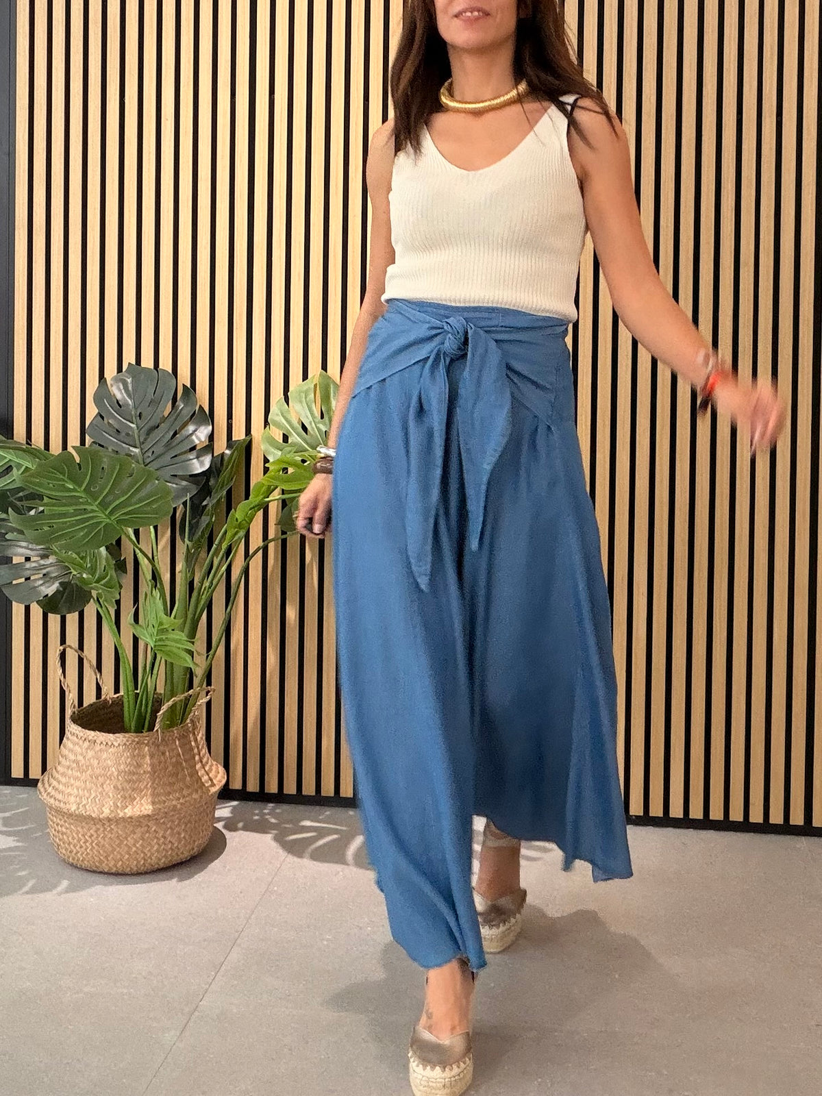 Falda Santorini Blue