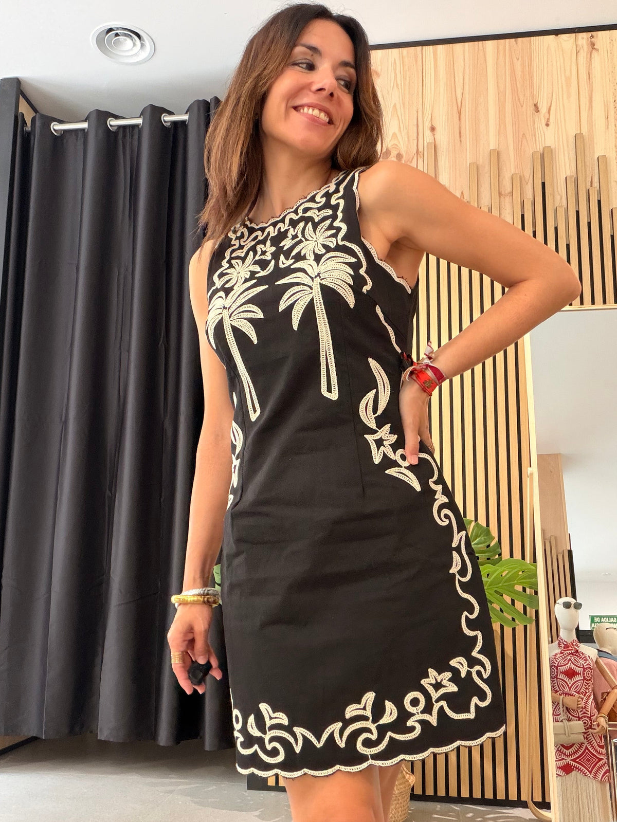 Vestido Palma Noir