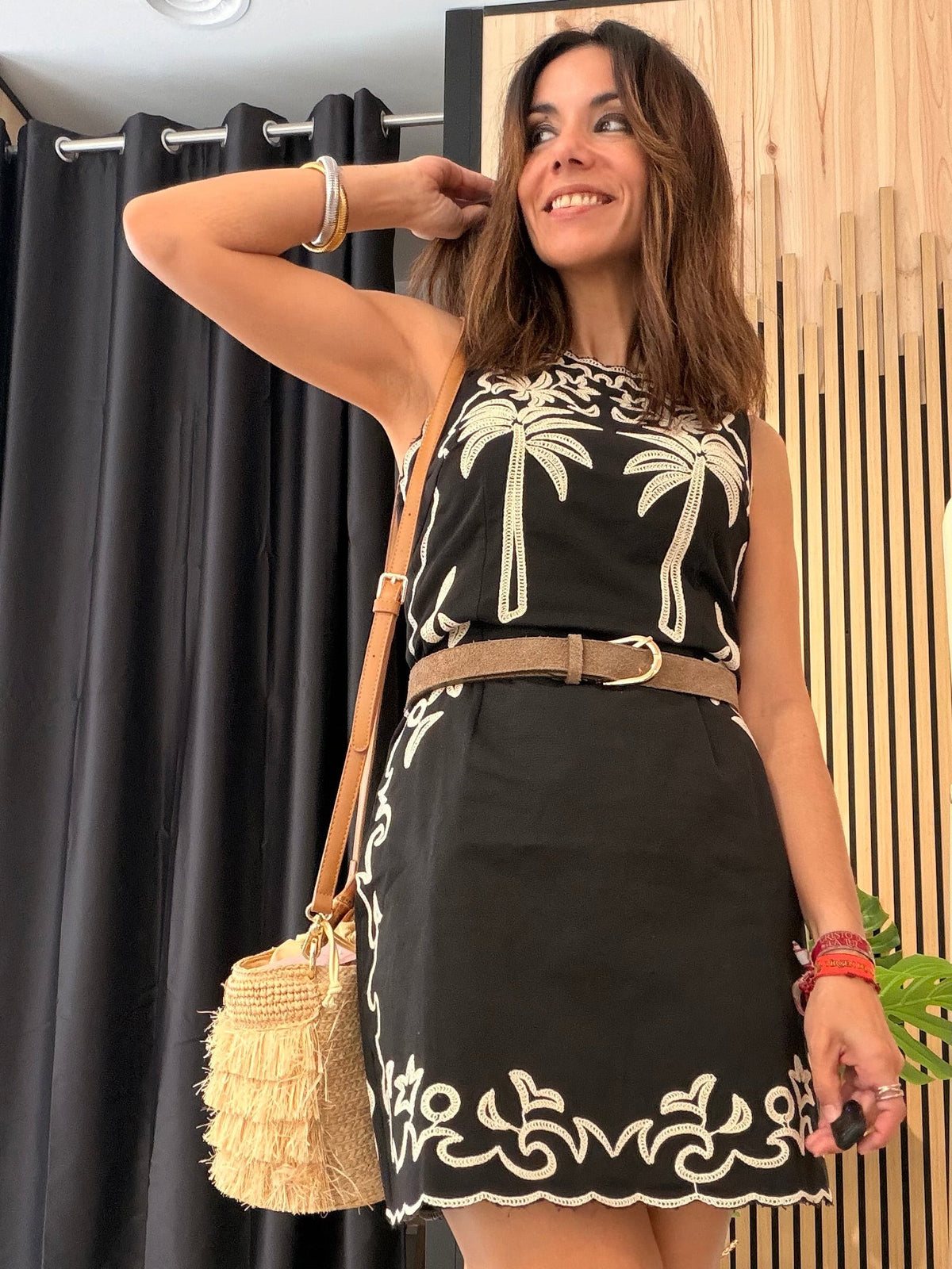 Vestido Palma Noir