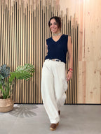 Pantalón Spring Hueso