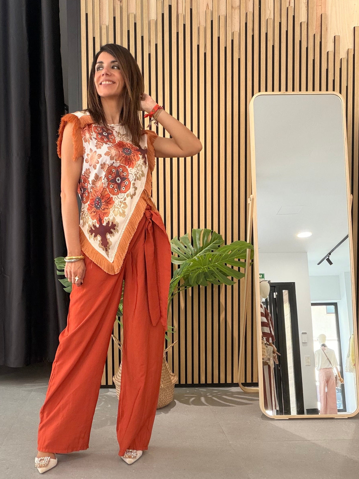 Pantalón Siena Teja