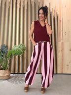Pantalón Balloon Rayas
