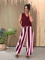 Pantalón Balloon Rayas