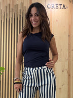 Top Navy Chic