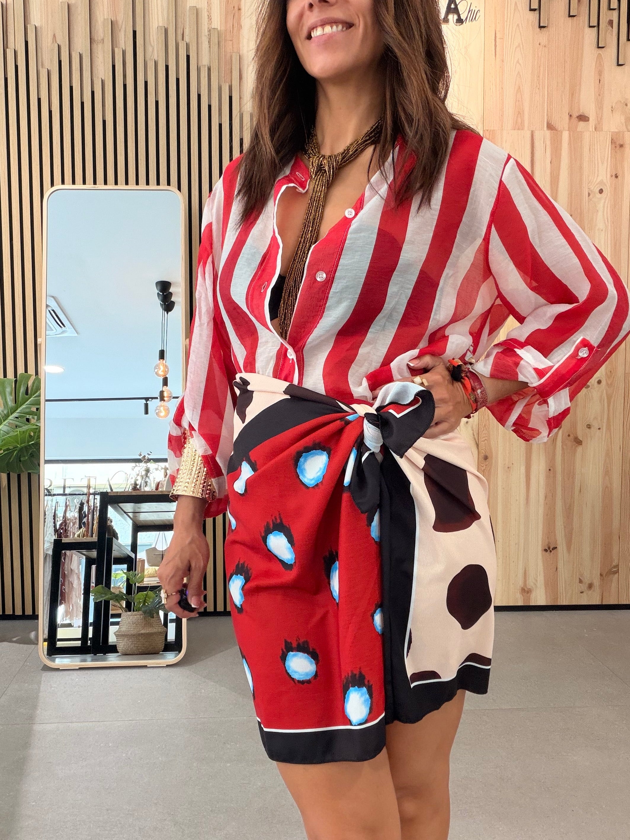Falda Pareo mini