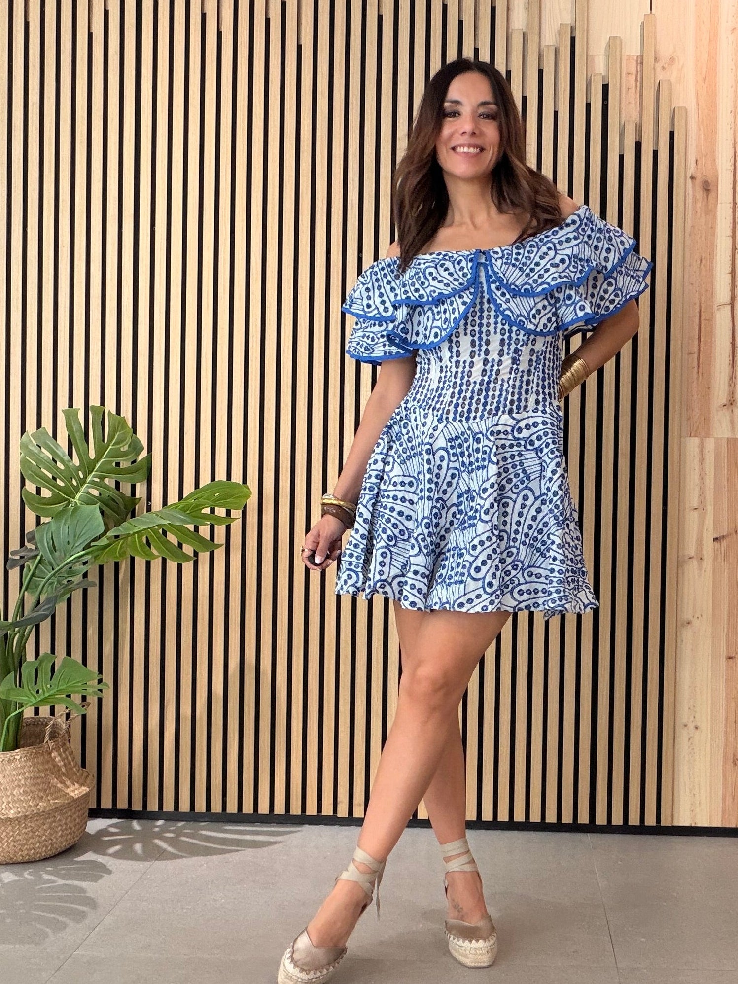 Vestido Blue Pearl