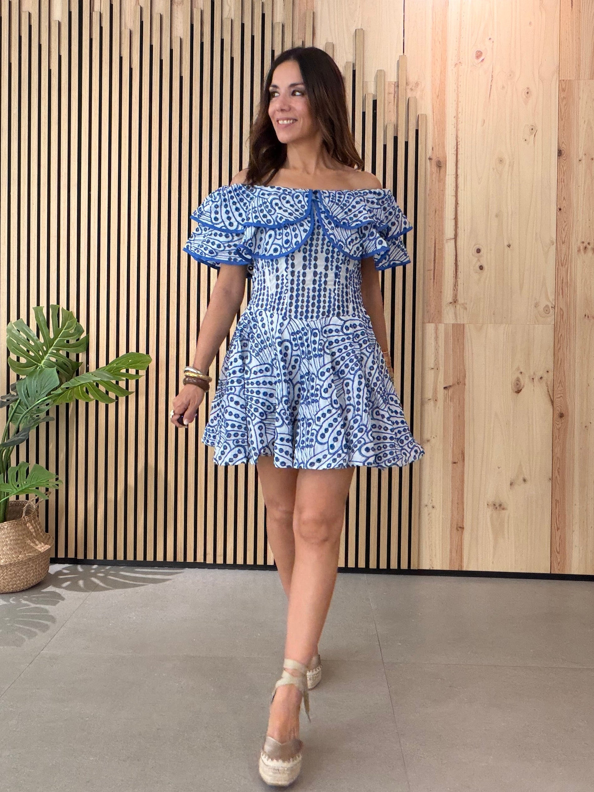 Vestido Blue Pearl