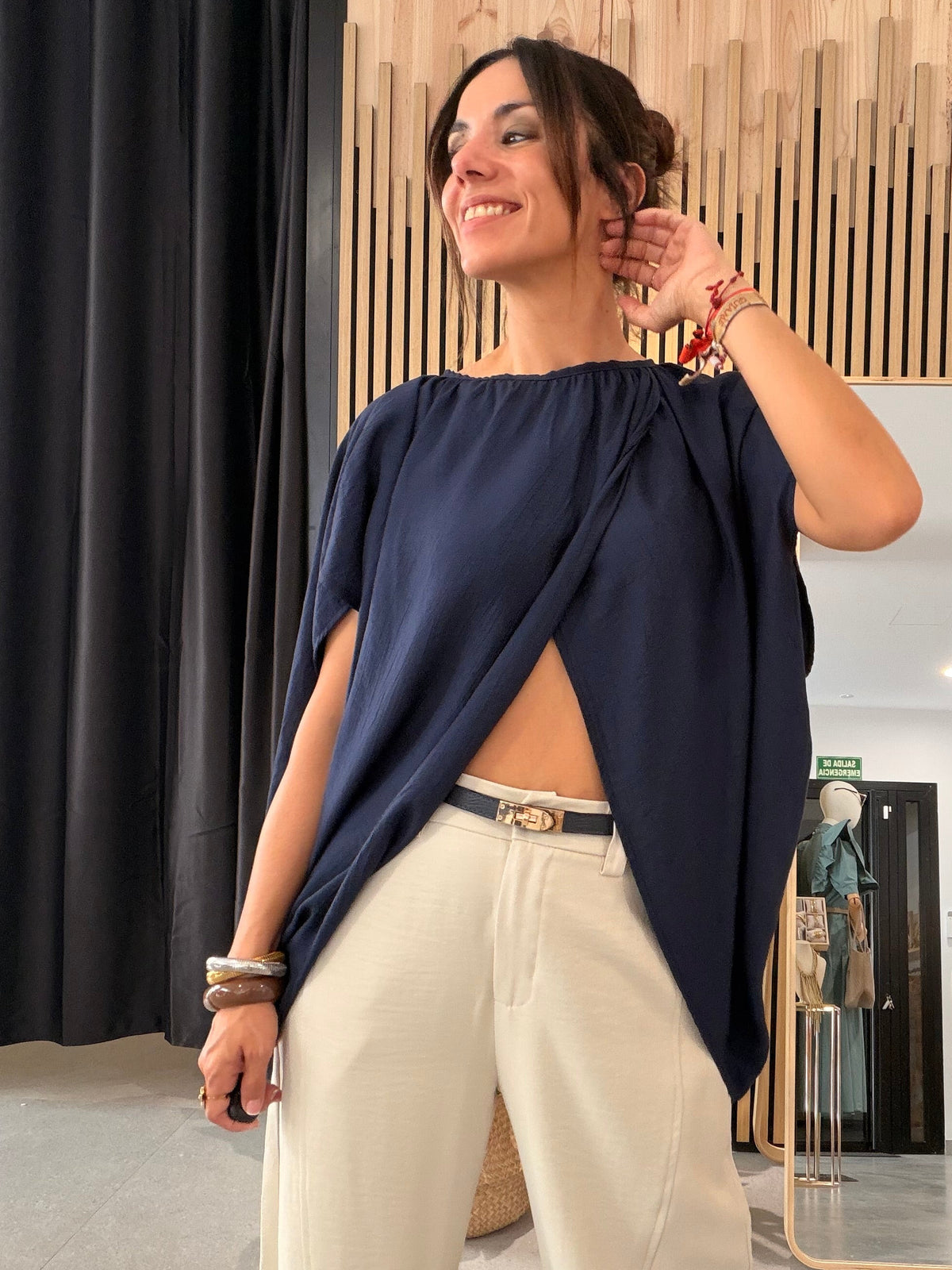 Blusa Noir Navy