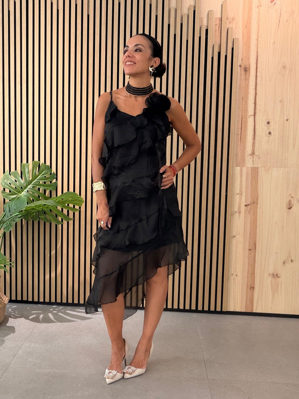 Vestido Rose black collection