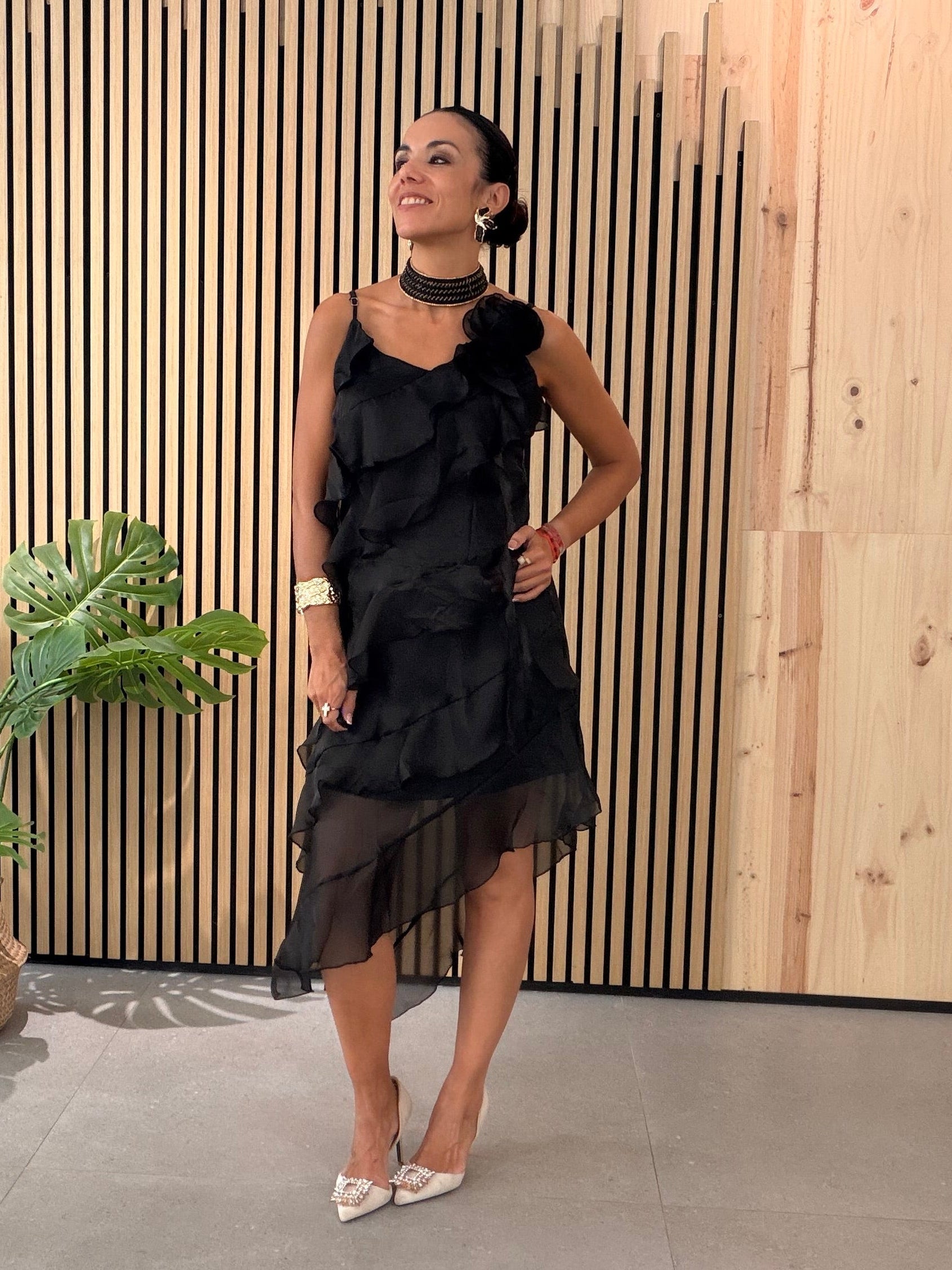 Vestido Rose black collection