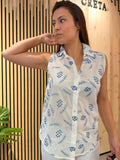 Camisa Bloom Blue