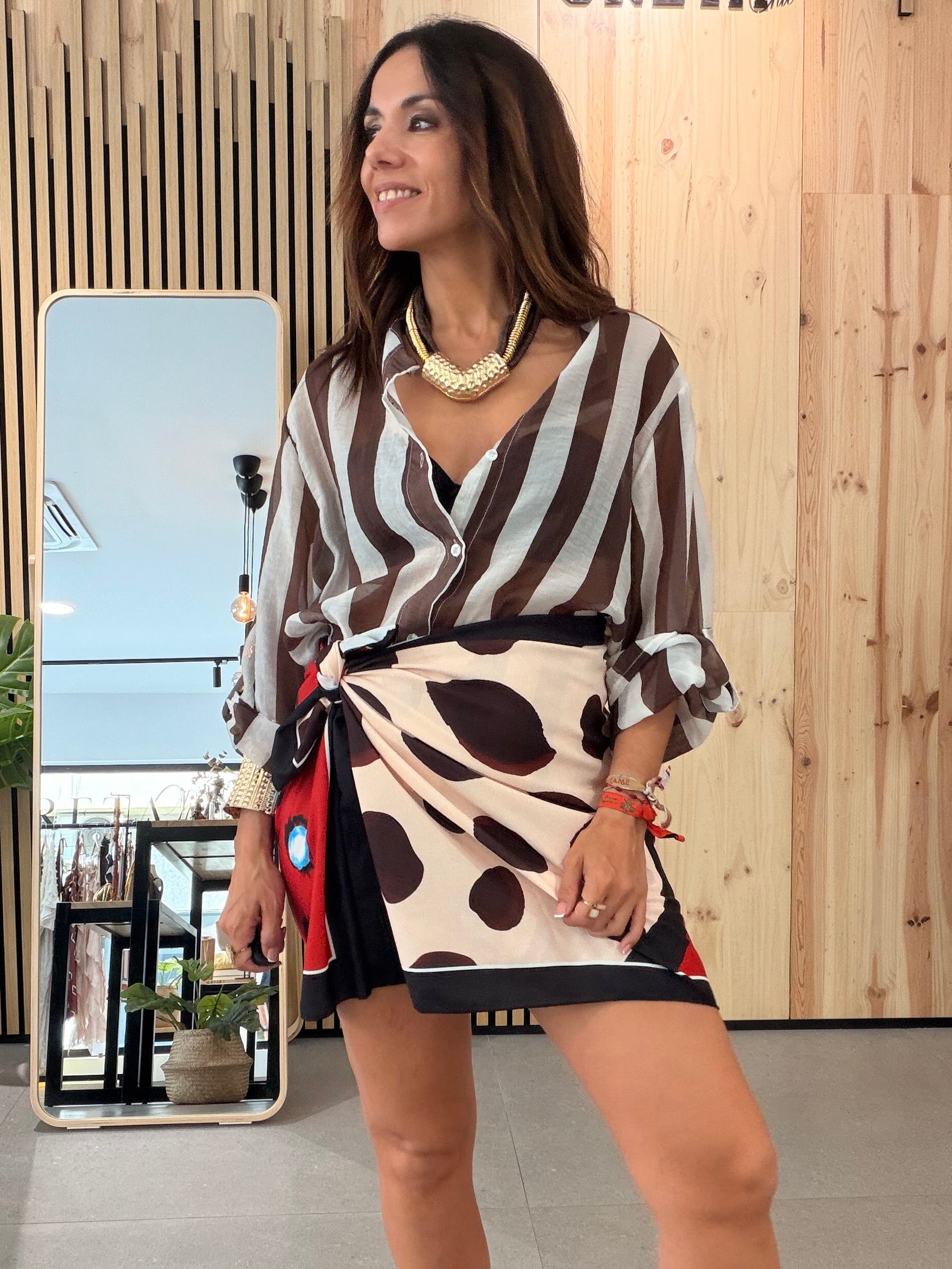 Falda Pareo mini