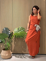 Vestido Terracota Chic