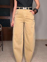 Jeans Barrel Tachas