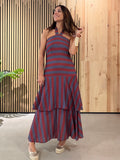 Vestido HALTER Burgundy