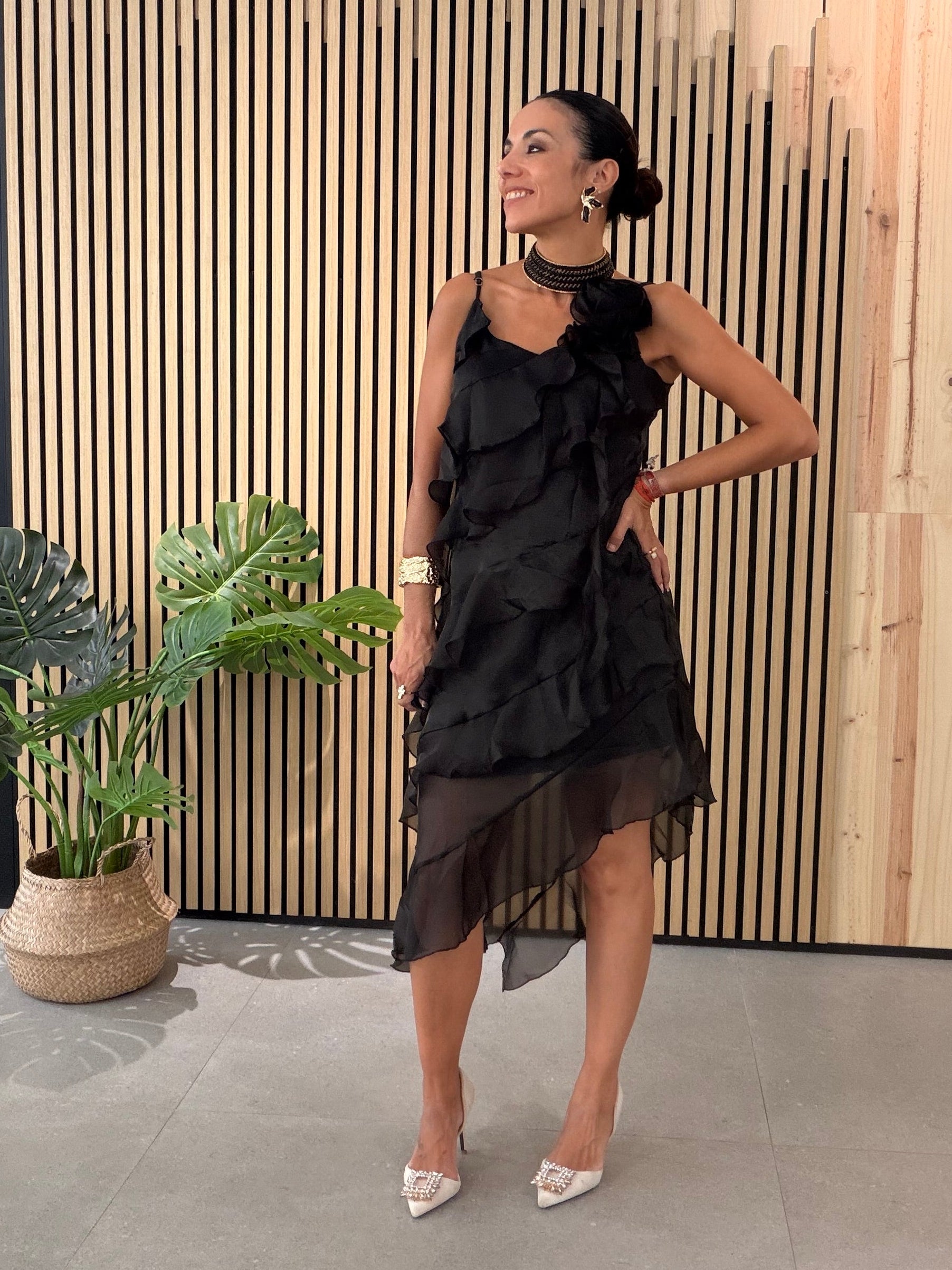 Vestido Rose black collection