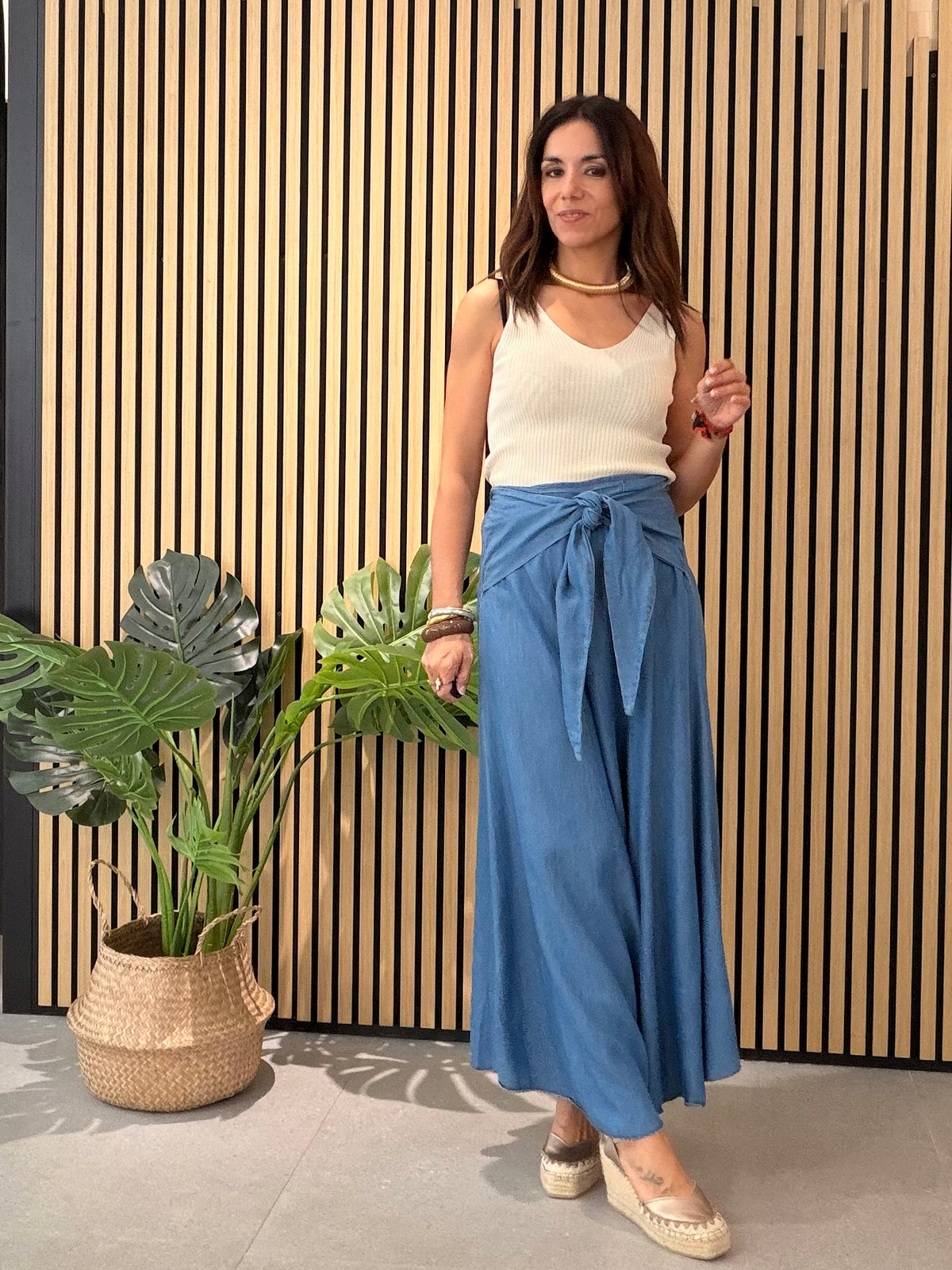 Falda Santorini Blue