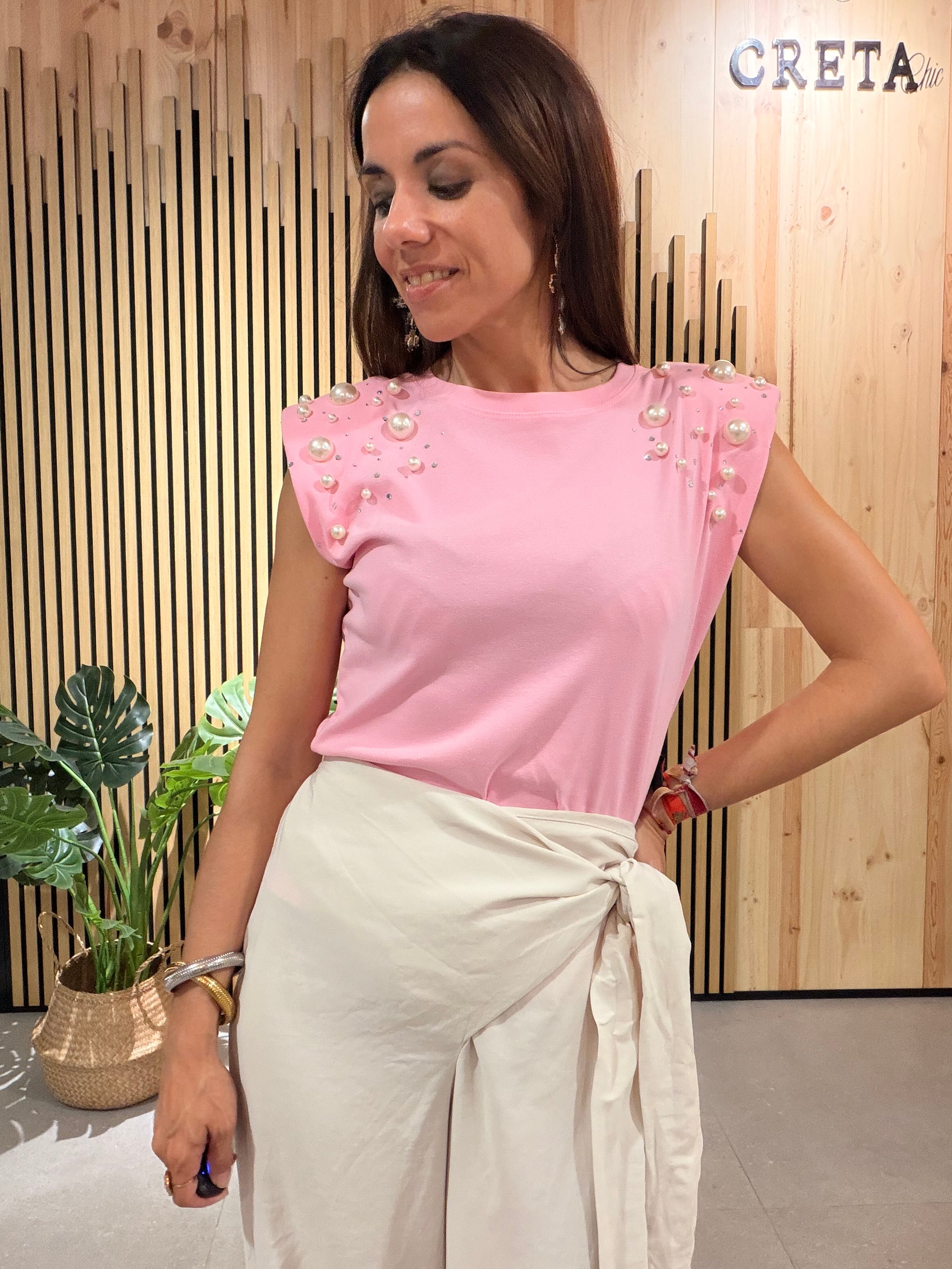 Camiseta Perlas
