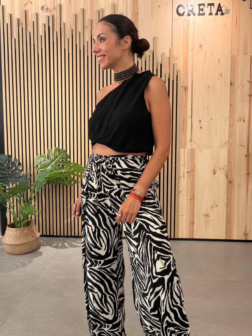 Pantalón Fluido Zebra