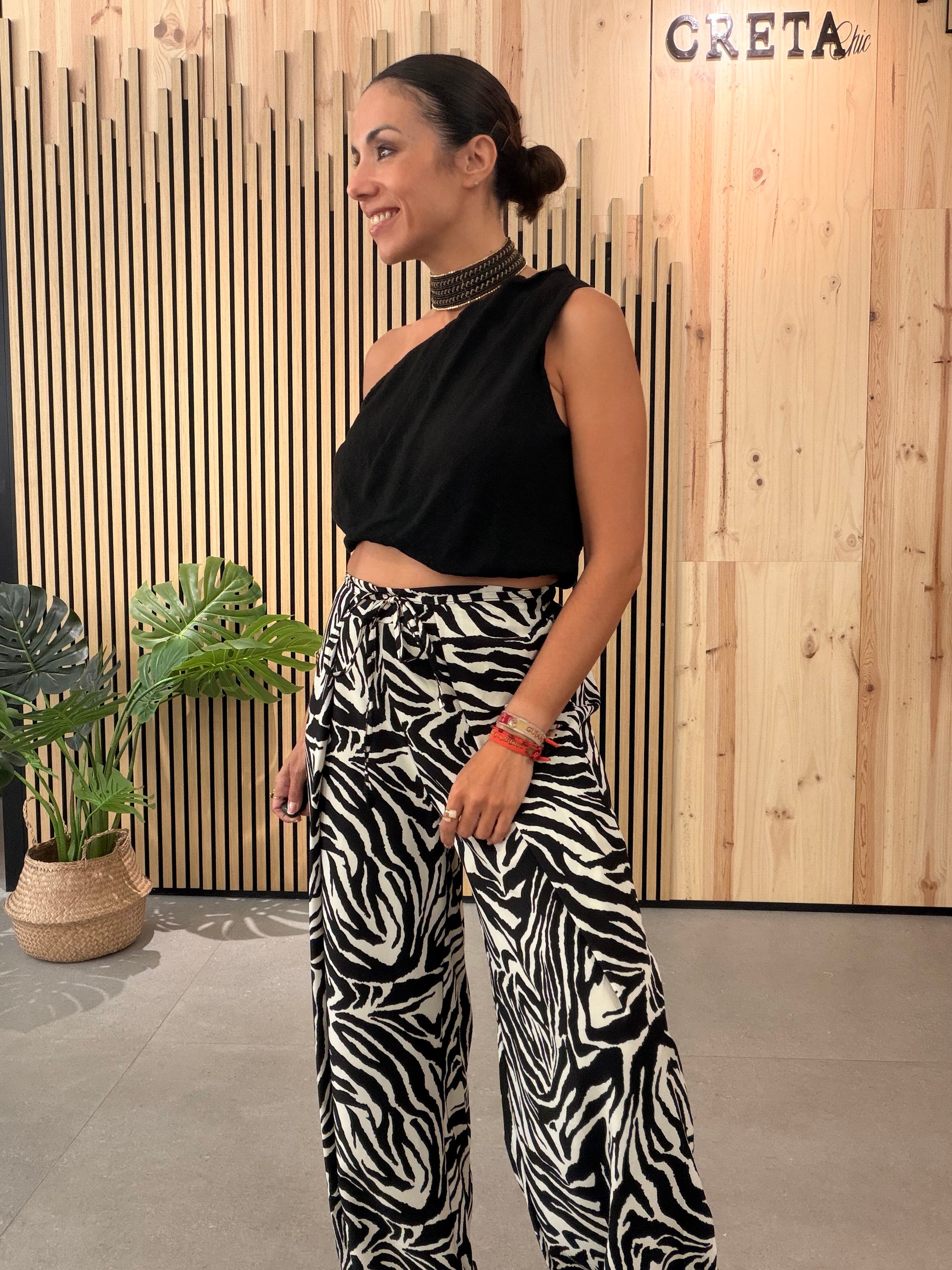 Pantalón Fluido Zebra