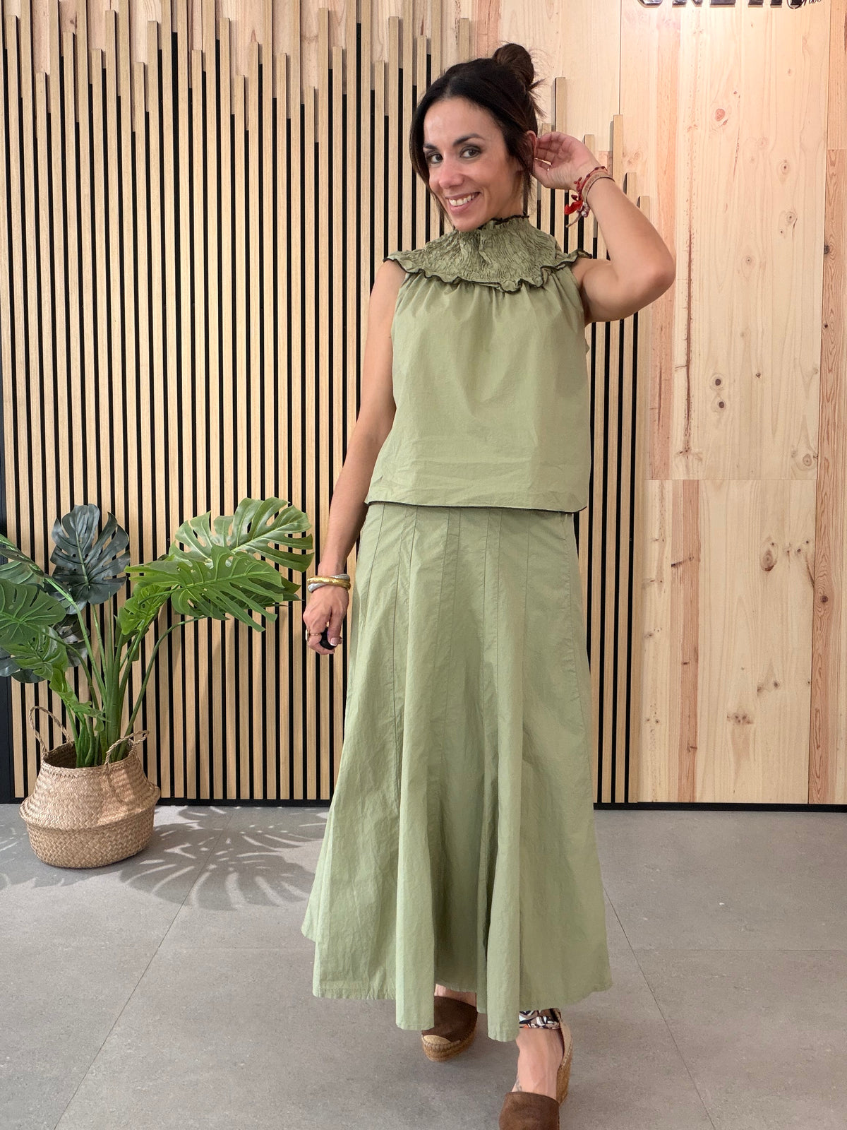 Falda Olive Soul