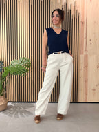 Pantalón Spring Hueso