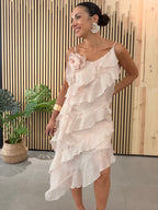 Vestido Rose rosa empolvado