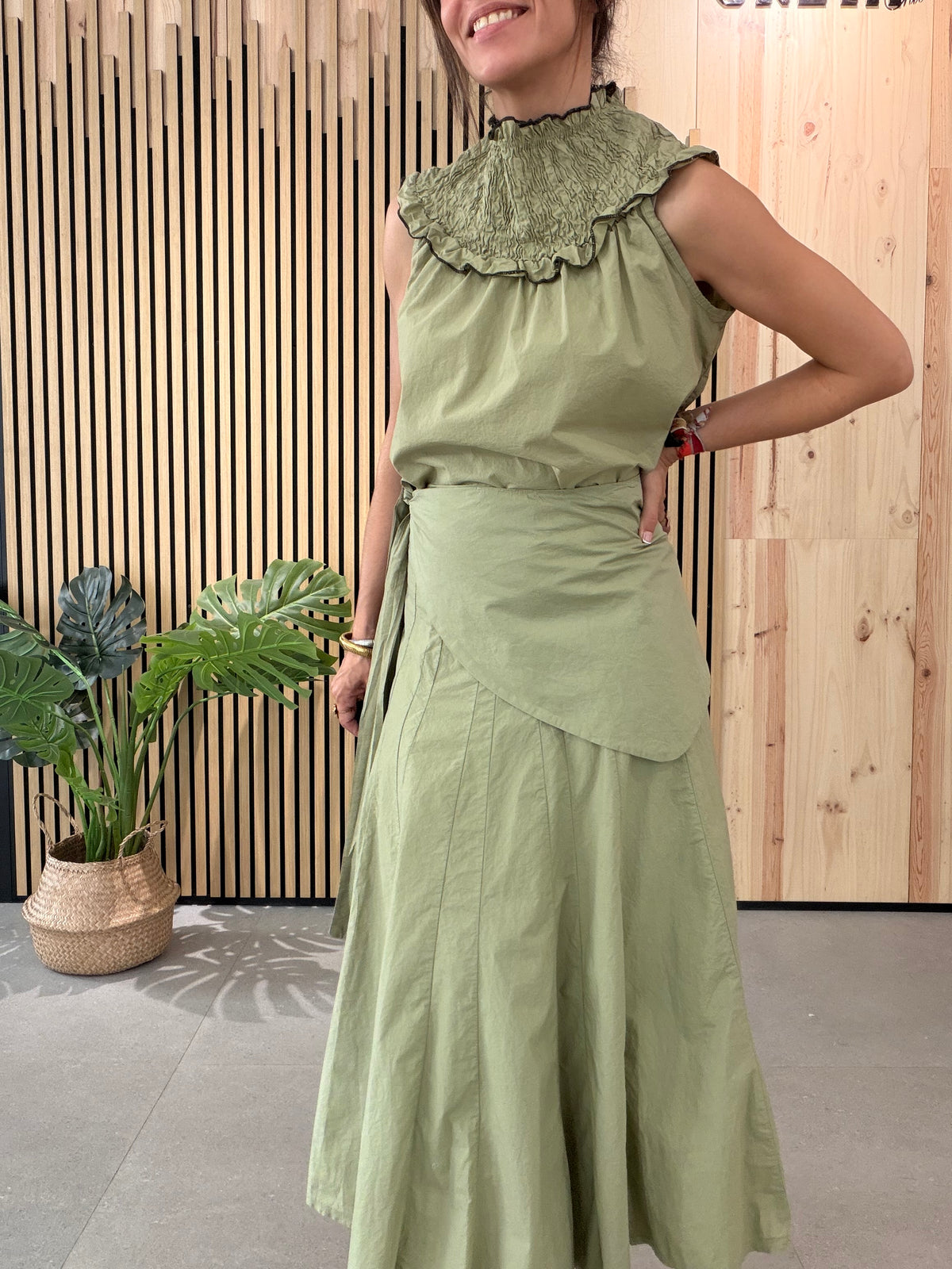Falda Olive Soul