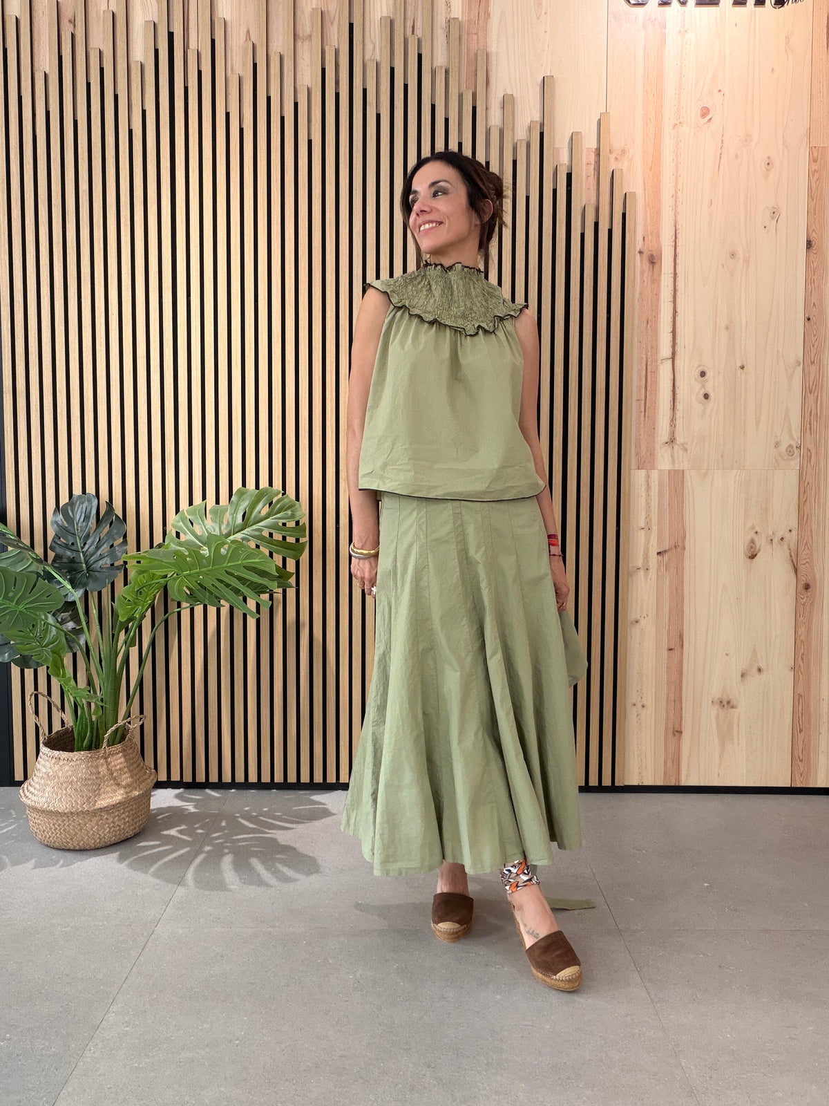 Falda Olive Soul