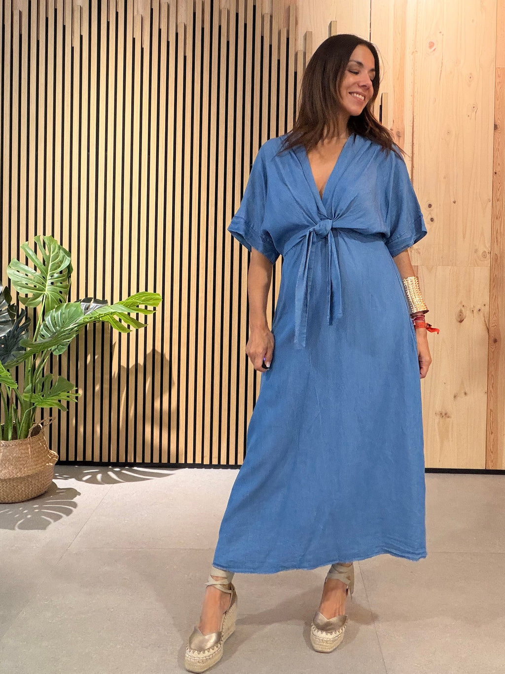 Vestido Denim lazada