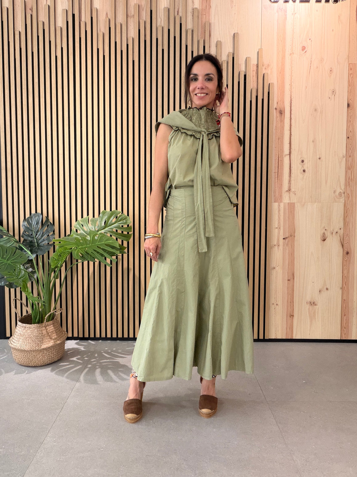 Falda Olive Soul