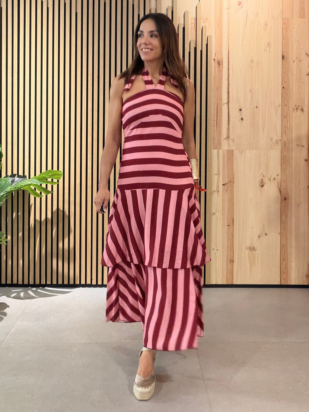 Vestido HALTER Rose