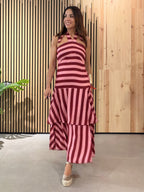 Vestido HALTER Rose
