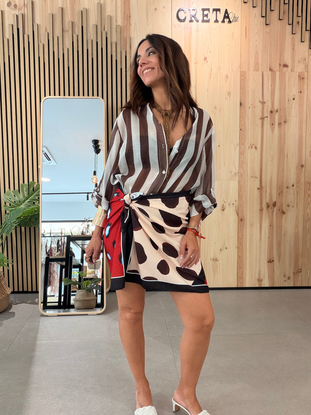 Falda Pareo mini