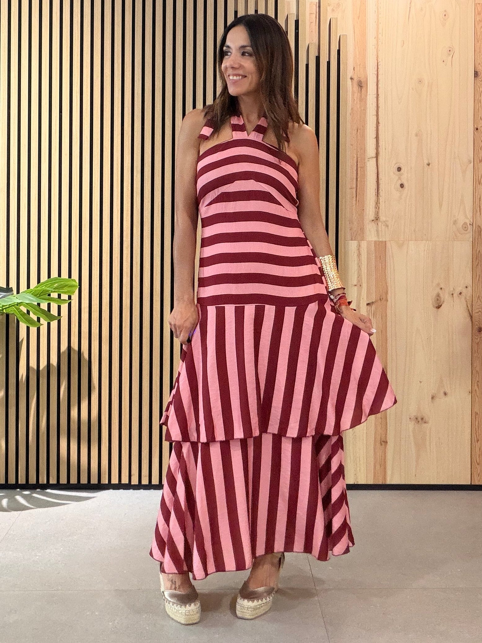 Vestido HALTER Rose