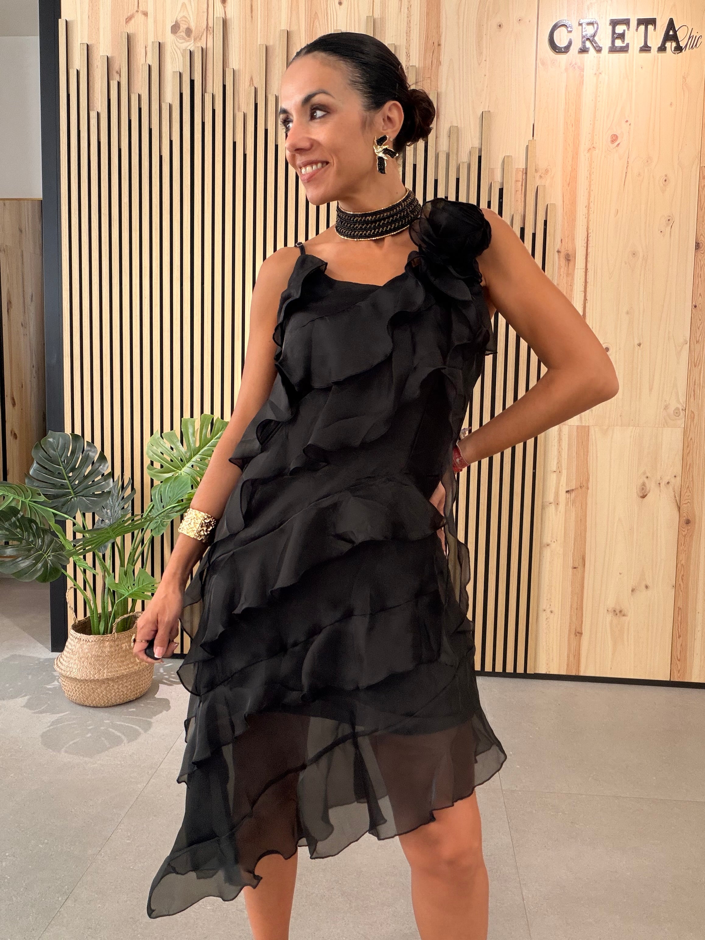 Vestido Rose black collection