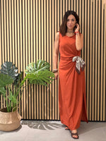 Vestido Terracota Chic