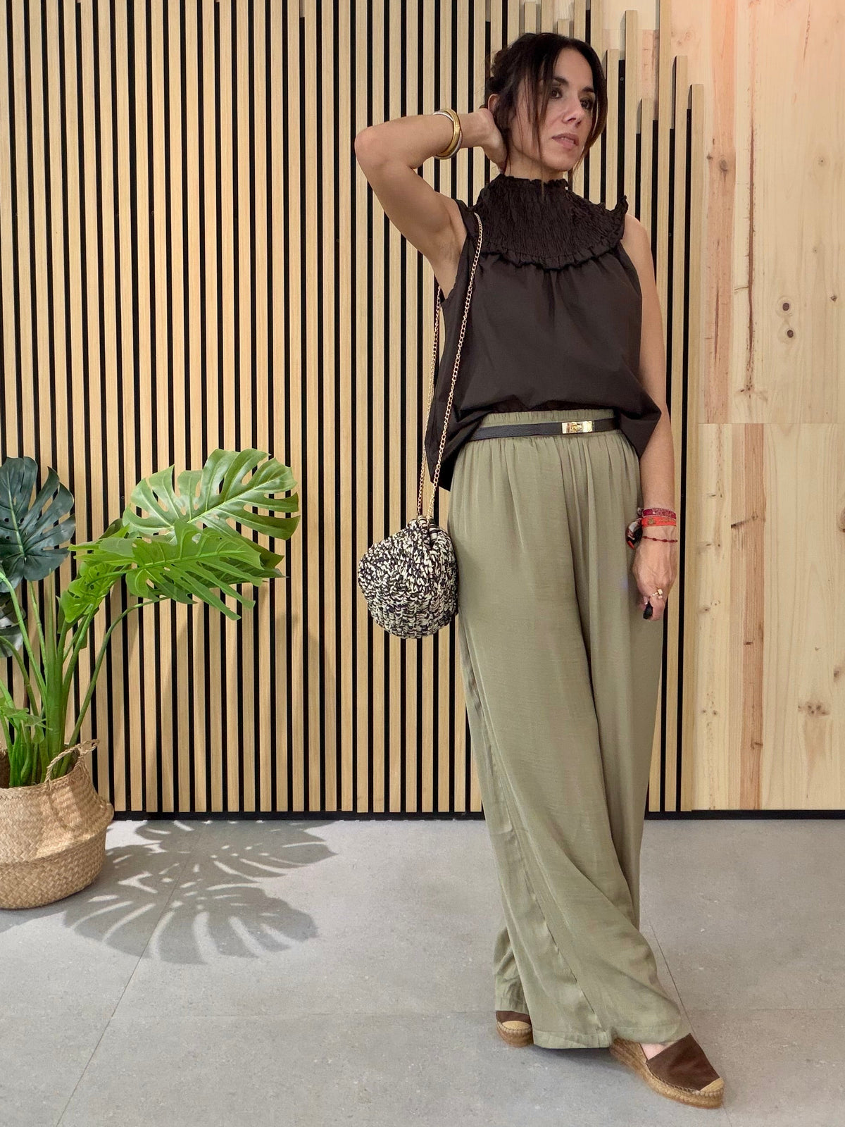 Bolso Rafia Cadena