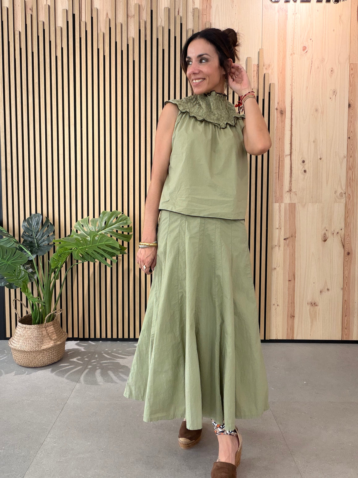 Falda Olive Soul