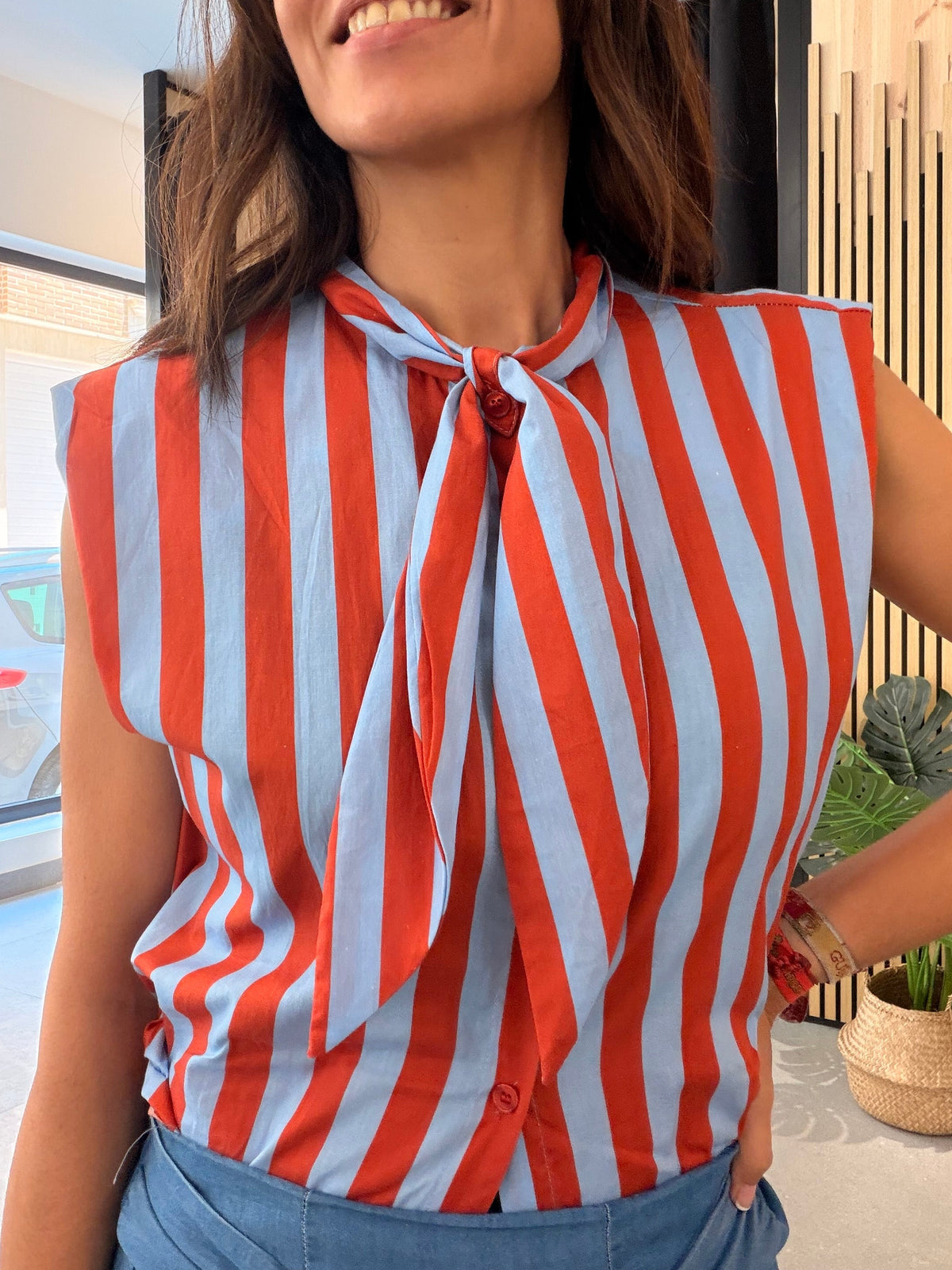 Camisa Rome Coral