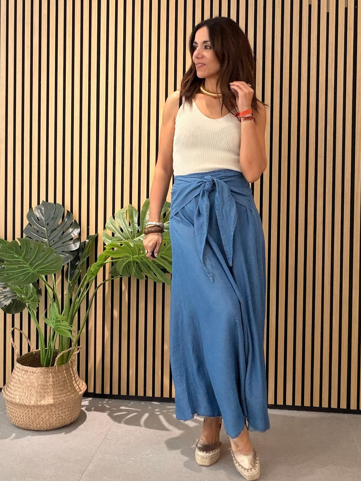 Falda Santorini Blue
