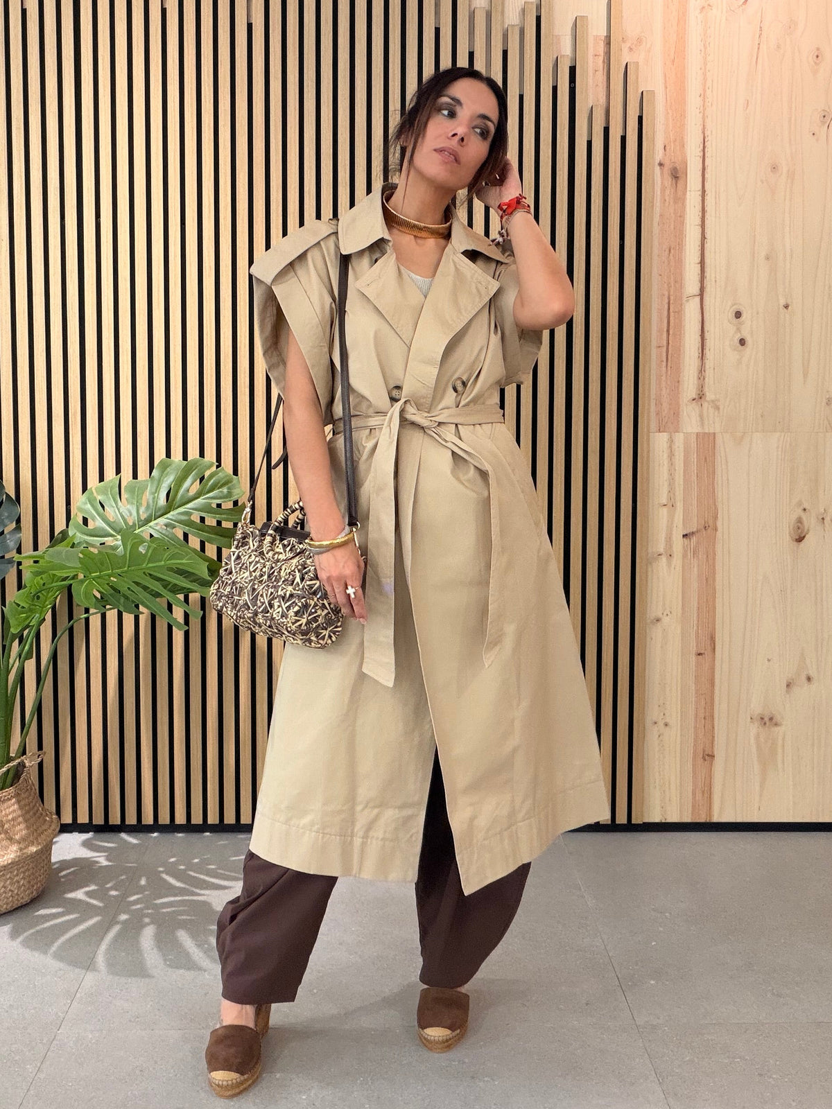 Gabardina Camel Glow