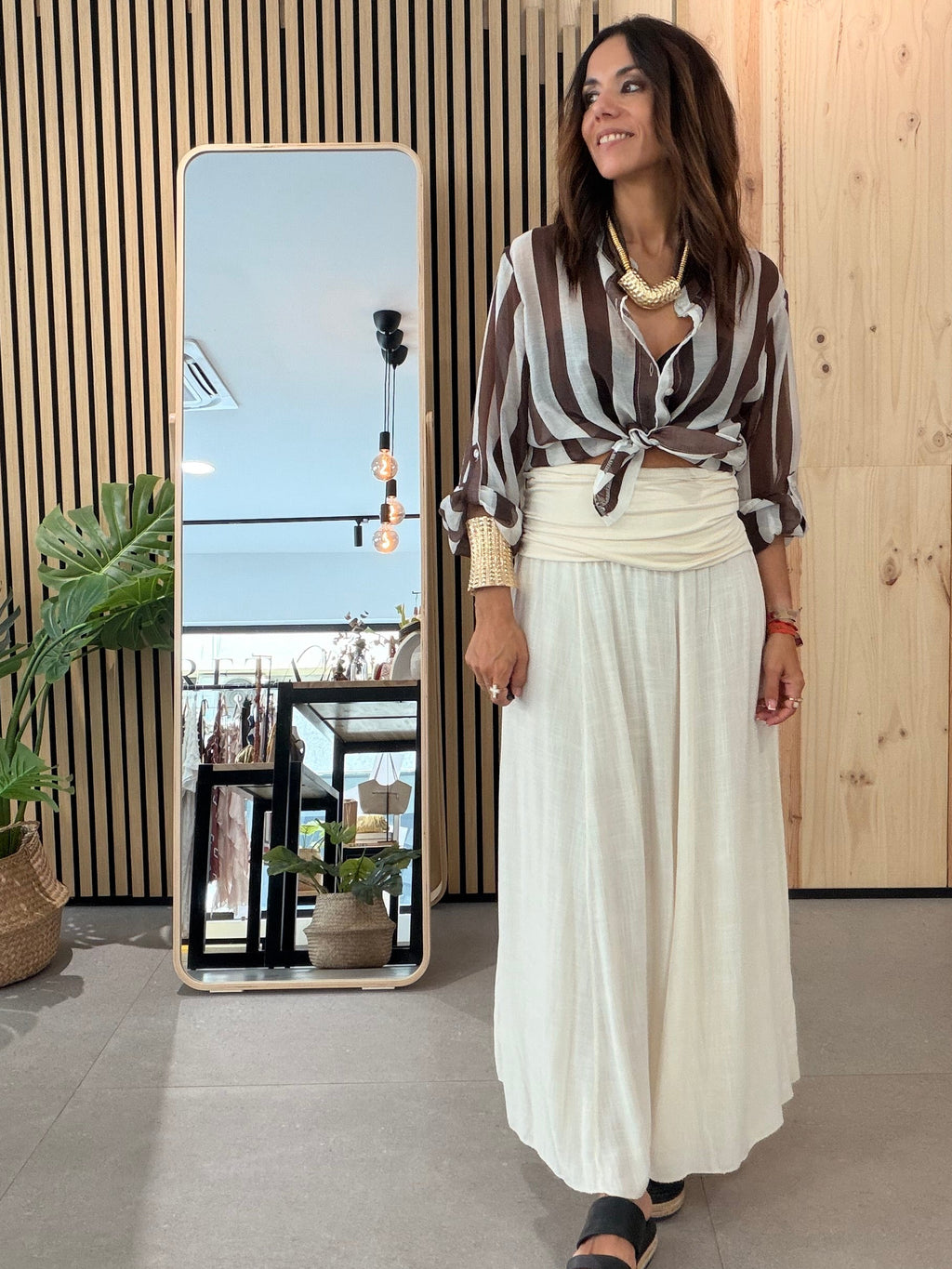 Falda Cream Chic