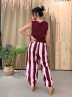 Pantalón Balloon Rayas