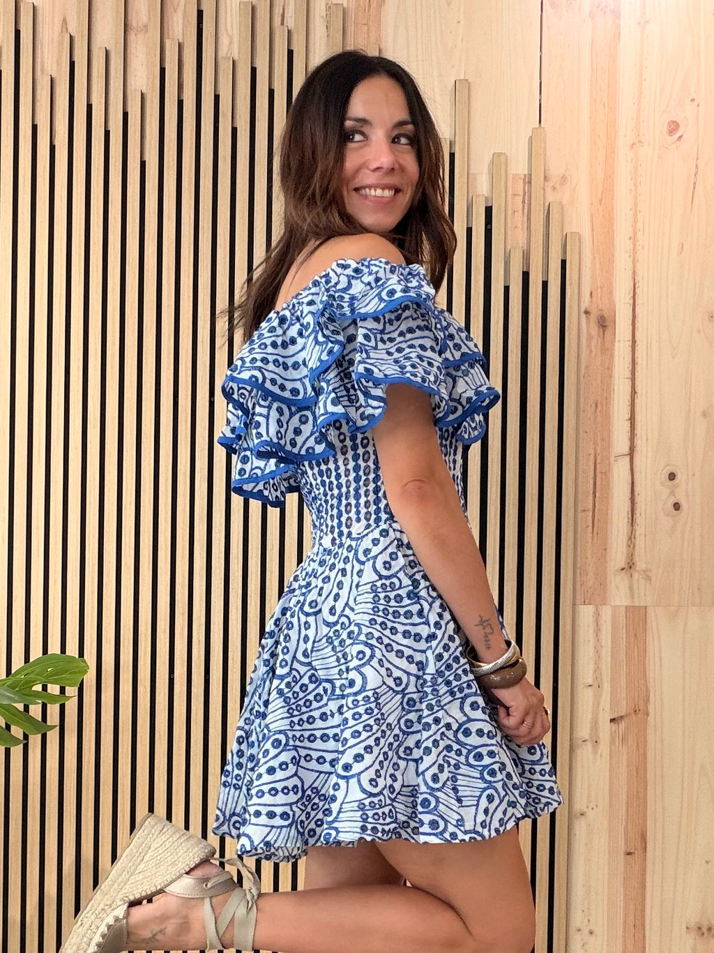 Vestido Blue Pearl