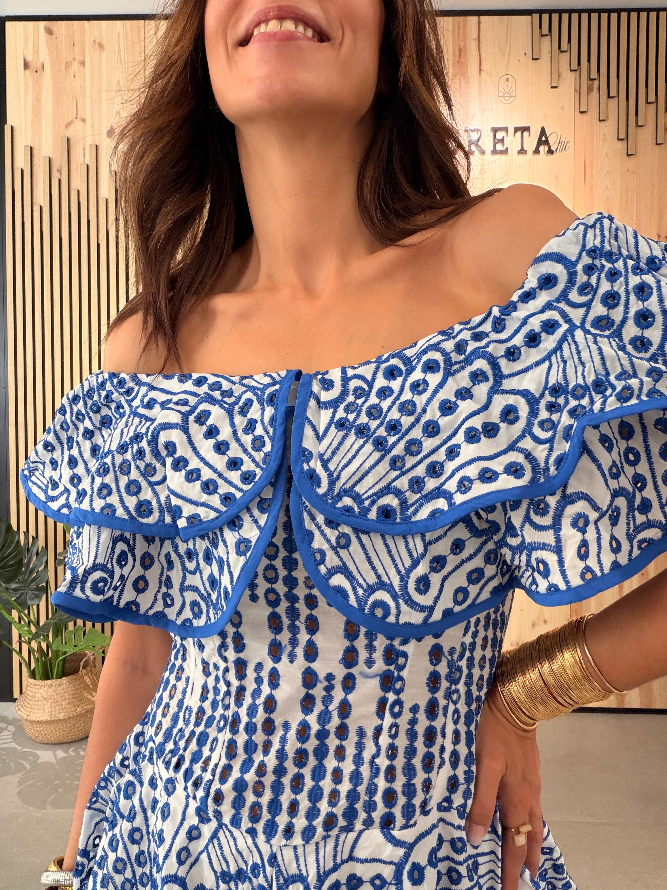 Vestido Blue Pearl