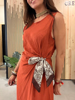 Vestido Terracota Chic