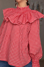 Blusa Vichy Volante (varios colores)